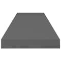 Miniatyrbillede 6 af 9: vidaXL væghylder 2 stk. 80x23,5x3,8 cm MDF grå højglans -  Væghylder & smalle hylder