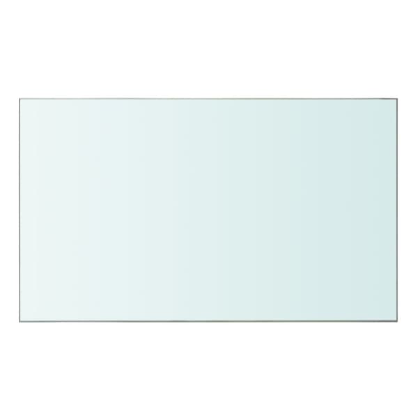 vidaXL Hyllplan glas genomskinlig 50x30 cm - Vägghyllor & fönsterbrädor