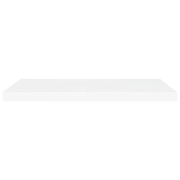 vidaXL Svävande vägghyllor 4 st vit 80x23,5x3,8 cm MDF - Vägghyllor & fönsterbrädor