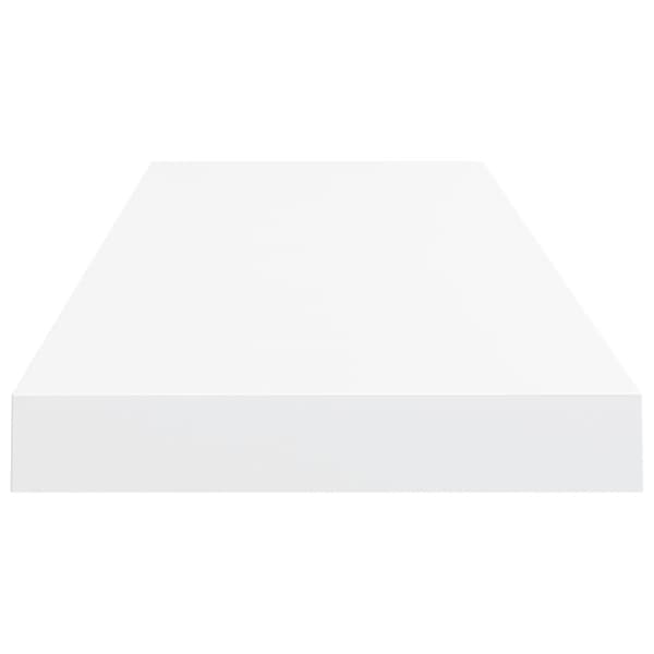 vidaXL Svävande vägghyllor 4 st vit 80x23,5x3,8 cm MDF - Vägghyllor & fönsterbrädor
