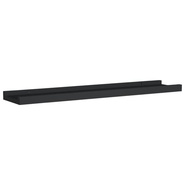 vidaXL billedhylder 2 stk. 60x9x3 cm MDF sort -  Væghylder & smalle hylder