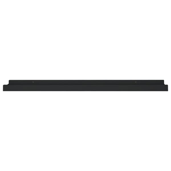 vidaXL billedhylder 2 stk. 60x9x3 cm MDF sort -  Væghylder & smalle hylder