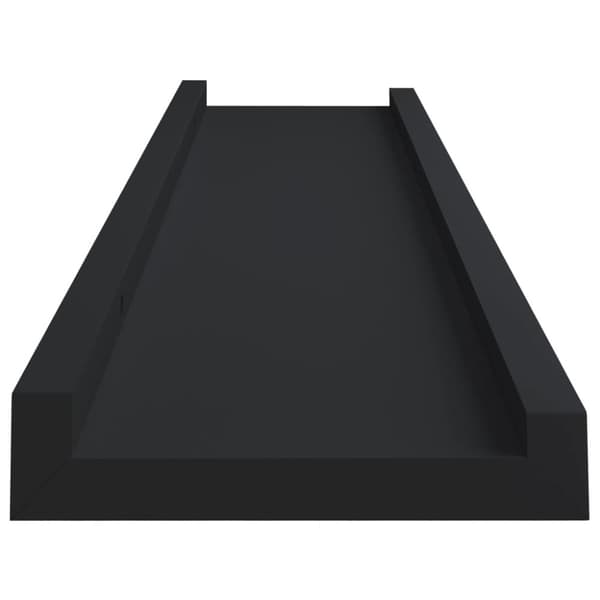 vidaXL billedhylder 2 stk. 60x9x3 cm MDF sort -  Væghylder & smalle hylder