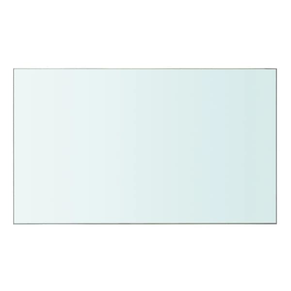 vidaXL Hyllplan 2 st glas genomskinlig 50x30 cm -  Vägghyllor & fönsterbrädor
