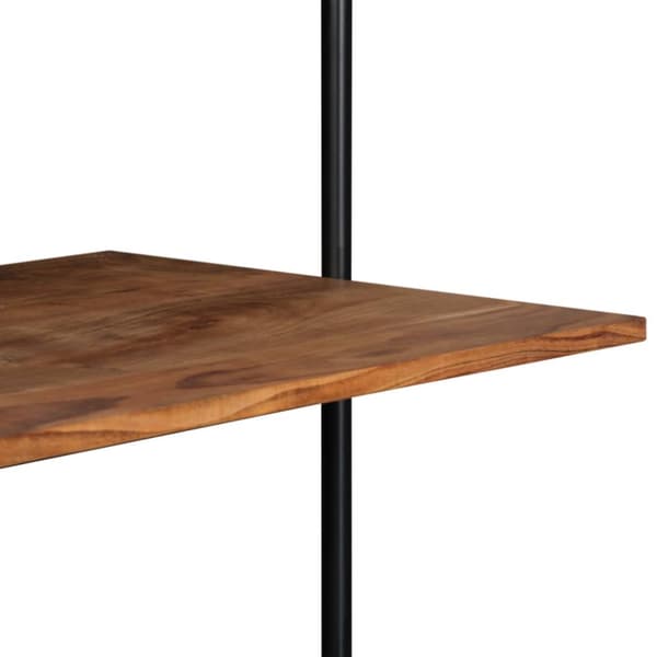 vidaXL Väggmonterat skrivbord 90x40x170 cm massivt akaciaträ - Vägghyllor & fönsterbrädor