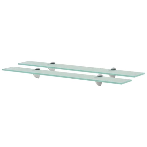 vidaXL Svävande hyllor 2 st glas 70x10 cm 8 mm -  Vägghyllor & fönsterbrädor