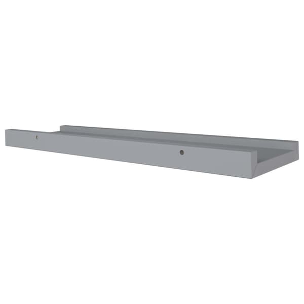 vidaXL Tauluhyllyt 2 kpl harmaa 40x9x3 cm MDF - Seinähyllyt