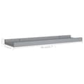 Pikkukuva 9 / 9: vidaXL Tauluhyllyt 2 kpl harmaa 40x9x3 cm MDF -  Seinähyllyt