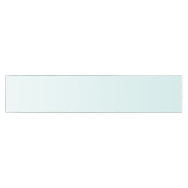 vidaXL Hyllplan glas genomskinlig 70x15 cm -  Vägghyllor & fönsterbrädor