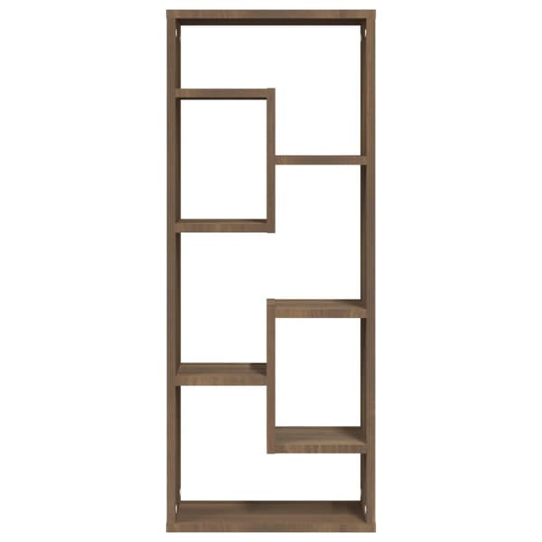 vidaXL Vägghylla brun ek 36x16x90 cm konstruerat trä -  Vägghyllor & fönsterbrädor