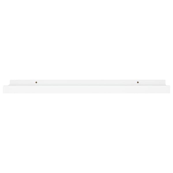 vidaXL Tavellist 2 st vit 60x9x3 cm MDF -  Vägghyllor & fönsterbrädor