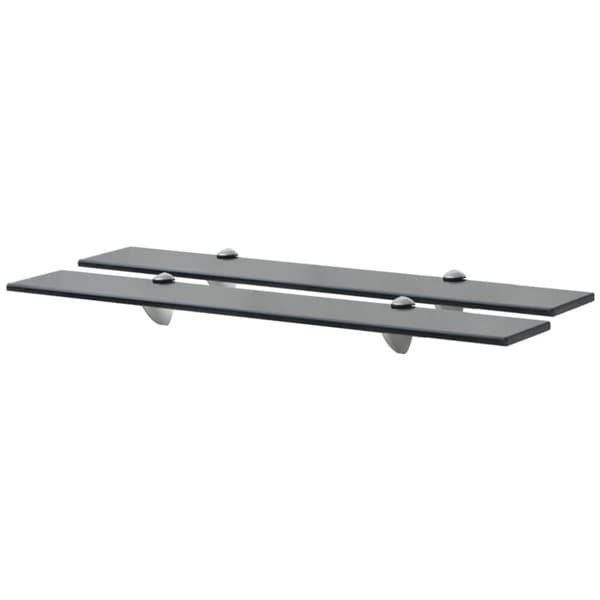vidaXL svævehylder 2 stk. 70 x 10 cm 8 mm glas -  Væghylder & smalle hylder