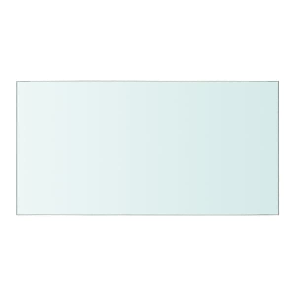 vidaXL Hyllplan glas genomskinlig 40x20 cm -  Vägghyllor & fönsterbrädor