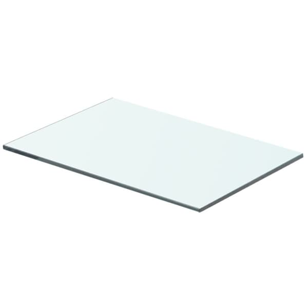 vidaXL Hyllplan glas genomskinlig 40x20 cm -  Vägghyllor & fönsterbrädor