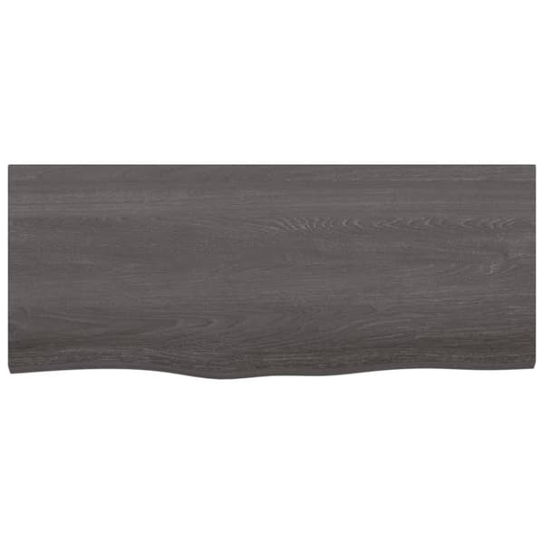 vidaXL Seinähylly tummanruskea 100x40x(2-4) cm käsitelty täystammi - Seinähyllyt