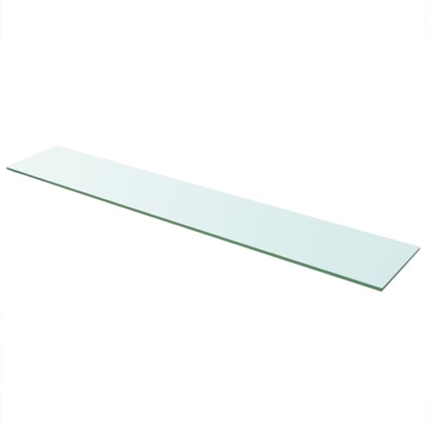 vidaXL Hyllypaneeli Kirkas lasi 110x20 cm - Seinähyllyt