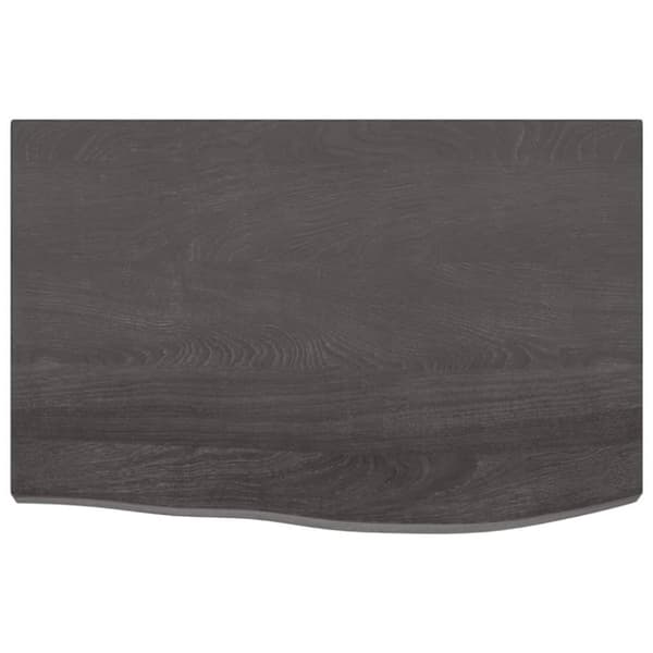 vidaXL Seinähylly tummanruskea 60x40x(2-4) cm käsitelty täystammi - Seinähyllyt