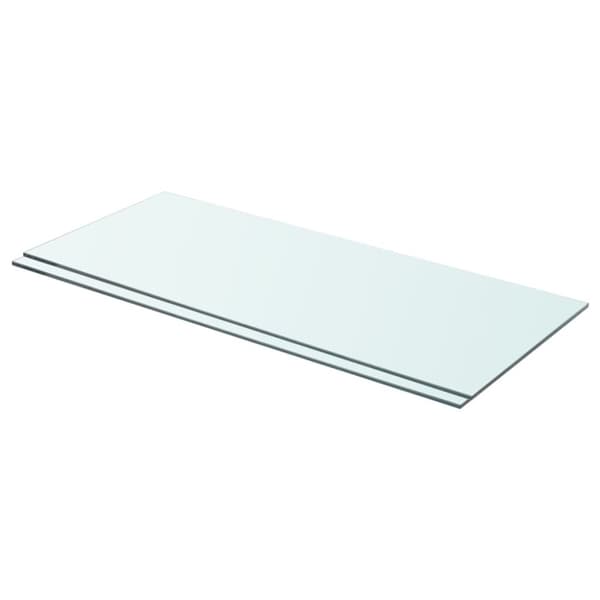 vidaXL Hyllplan 2 st glas genomskinlig 70x30 cm -  Vägghyllor & fönsterbrädor
