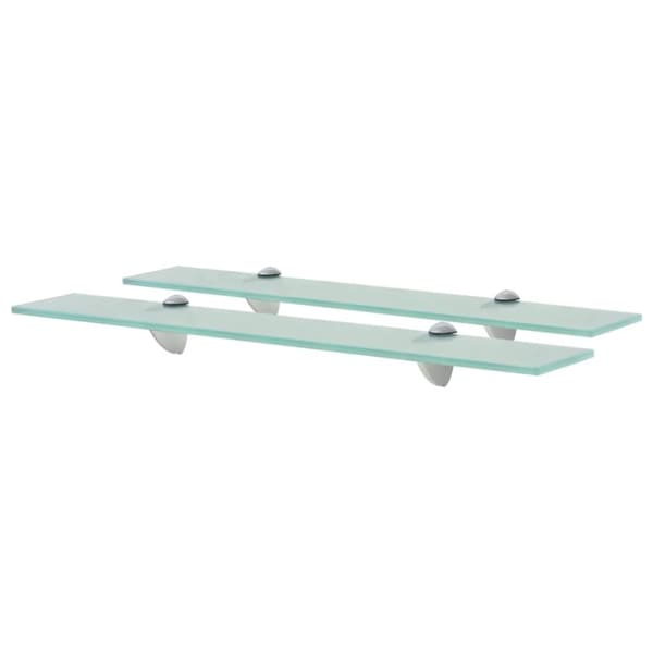 vidaXL Kelluvat hyllyt 2 kpl lasi 60x10 cm 8 mm -  Seinähyllyt