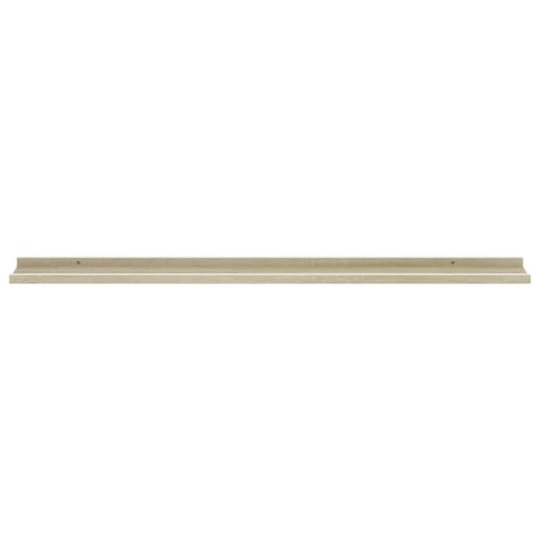 vidaXL Vägghyllor 2 st vit och sonoma-ek 115x9x3 cm -  Vägghyllor & fönsterbrädor