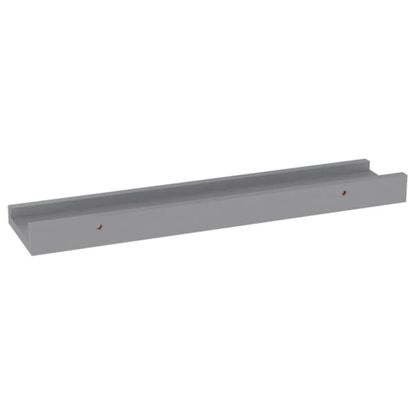 vidaXL væghylder 4 stk. 40x9x3 cm grå - Væghylder & smalle hylder