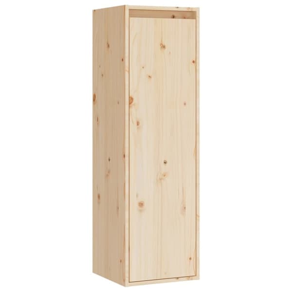vidaXL Väggskåp 2 st 30x30x100 cm massiv furu -  Vägghyllor & fönsterbrädor