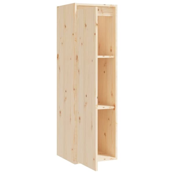 vidaXL Väggskåp 2 st 30x30x100 cm massiv furu -  Vägghyllor & fönsterbrädor