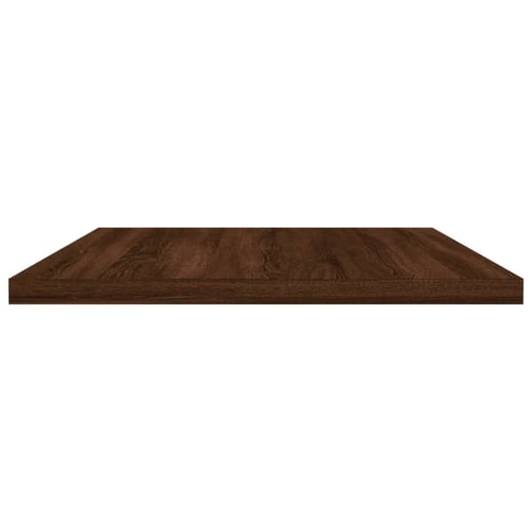 vidaXL Vägghyllor 4 st brun ek 60x30x1,5 cm konstruerat trä - Vägghyllor & fönsterbrädor