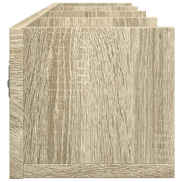 vidaXL vægskab 99x18x16,5 cm konstrueret træ sonoma-eg -  Væghylder & smalle hylder