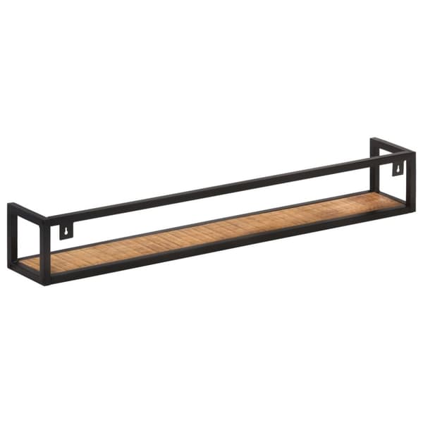 vidaXL Seinähyllyt 2 kpl 120 cm karkea mangopuu - Seinähyllyt