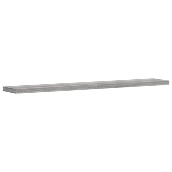 vidaXL væghylder 4 stk. 60x10x1,5 cm konstrueret træ grå sonoma-eg - Væghylder & smalle hylder