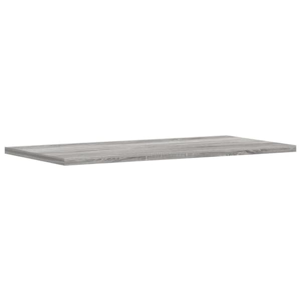 vidaXL Vägghyllor 4 st grå sonoma 60x20x1,5 cm konstruerat trä - Vägghyllor & fönsterbrädor