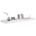 Pikkukuva 4 / 8: The Living Store Kelluva seinähylly valkoinen 80x23,5x3,8 cm MDF -  Seinähyllyt