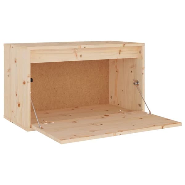 The Living Store Väggskåp 60x30x35 cm massiv furu - Vägghyllor & fönsterbrädor