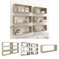 Miniatyrbild 1 av 10: The Living Store Vägghyllor 6 st sonoma-ek 60x15x23 cm konstruerat trä -  Vägghyllor & fönsterbrädor