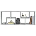 Miniatyrbild 8 av 10: The Living Store Vägghylla betonggrå 36x16x90 cm konstruerat trä -  Vägghyllor & fönsterbrädor