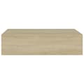 Miniatyrbild 6 av 11: Vägghyllor & fönsterbrädor - Living Väggmonterade lådor ek 2 st 40x23,5x10 cm MDF