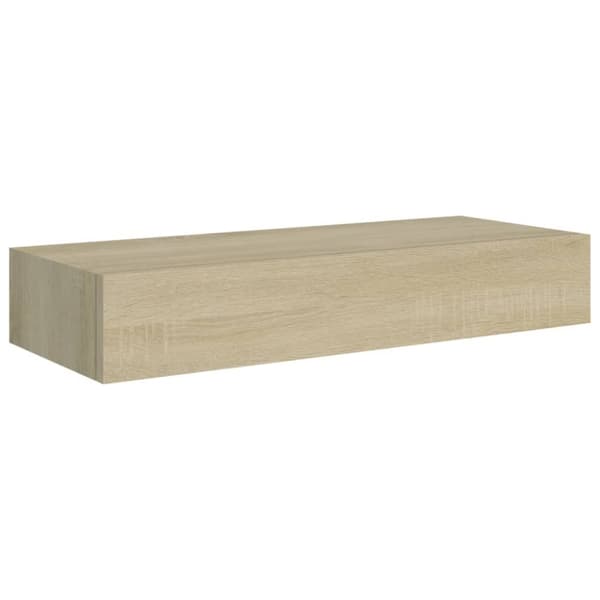 Seinähyllyt - Living Laatikkohyllyt seinälle 2 kpl tammi 60x23,5x10 cm MDF