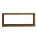 Miniatyrbild 5 av 9: Vägghyllor & fönsterbrädor - Living Vägghyllor 6 st rökfärgad ek 60x15x23 cm konstruerat trä