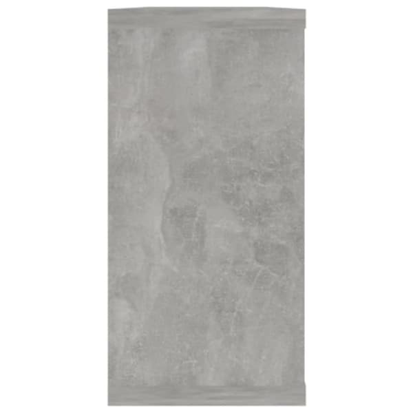 Seinähyllyt - Living Kuutioseinähyllyt 2 kpl betoninharmaa 100x15x30 cm tekninen puu
