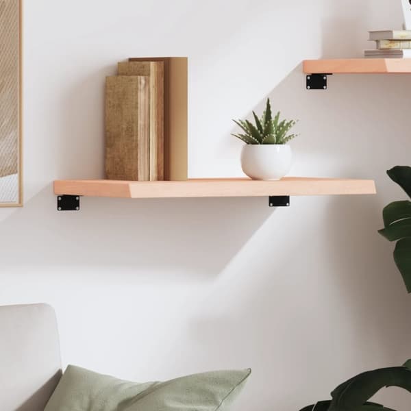 Seinähyllyt - Living Seinähylly 60x40x(2-4) cm käsittelemätön täysi tammi
