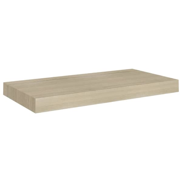 Vägghyllor & fönsterbrädor - Living Svävande vägghyllor 2 st ek 50x23x3,8 cm MDF