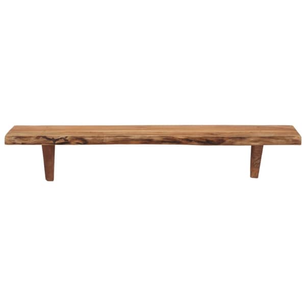 Seinähyllyt - Living Seinähyllyt 2 kpl 90x20x18 cm kiinteä akaasiapuu