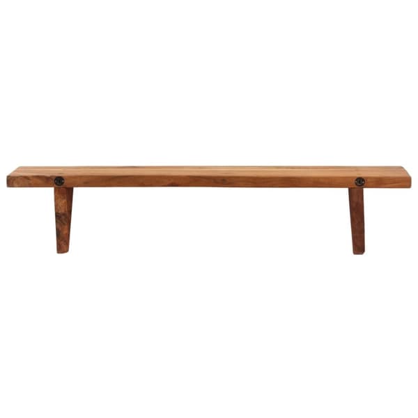 Seinähyllyt - Living Seinähyllyt 2 kpl 90x20x18 cm kiinteä akaasiapuu