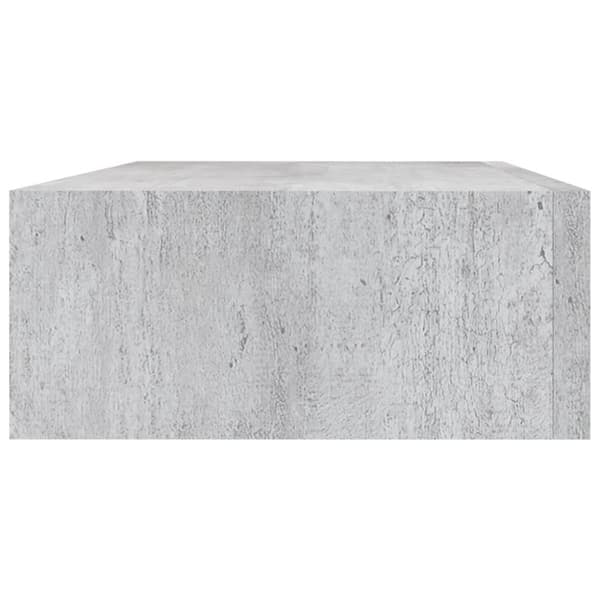 Vägghyllor & fönsterbrädor - Living Vägglådor betonggrå 2 st 40x23,5x10 cm MDF