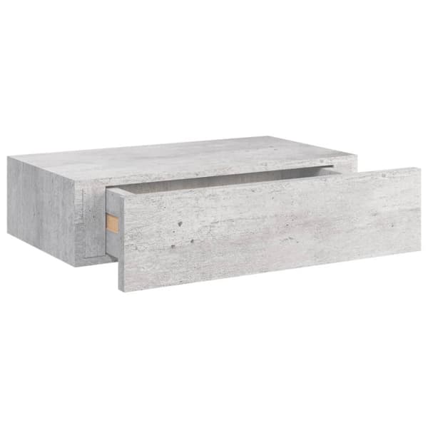 Vägghyllor & fönsterbrädor - Living Vägglådor betonggrå 2 st 40x23,5x10 cm MDF