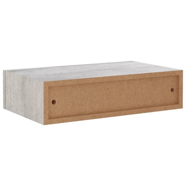Vägghyllor & fönsterbrädor - Living Vägglådor betonggrå 2 st 40x23,5x10 cm MDF