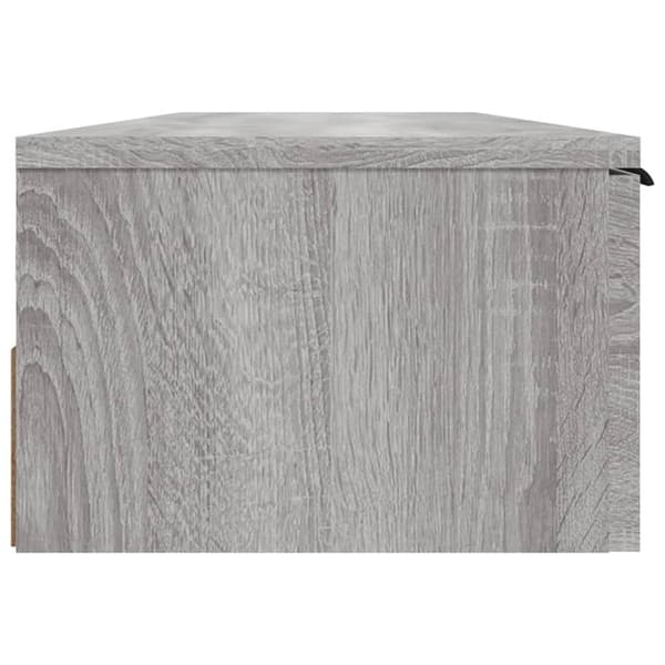 Väggskåp grå sonoma 102x30x20 cm konstruerat trä - Väggmonterat Skåp - Väggmonterade Skåp - Home & Living