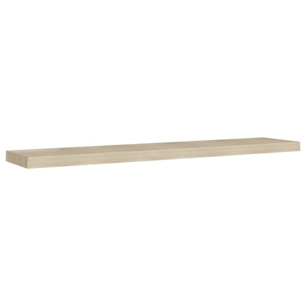 Svävande vägghylla ek 120x23,5x3,8 cm MDF - Vägghylla - Vägghyllor - Home & Living