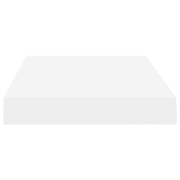 Svävande vägghyllor 2 st vit 40x23x3,8 cm MDF - Vägghylla - Vägghyllor - Home & Living